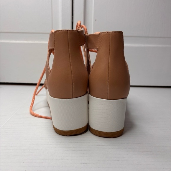 SOREL Cameron Flatform Lace-Up Wedge Sandals Size 8.5 - Picture 6 of 7